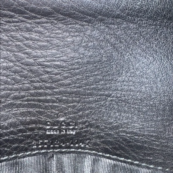 GUCCI Horsebit Trifold Black Continental Wallet - Picture 9 of 17